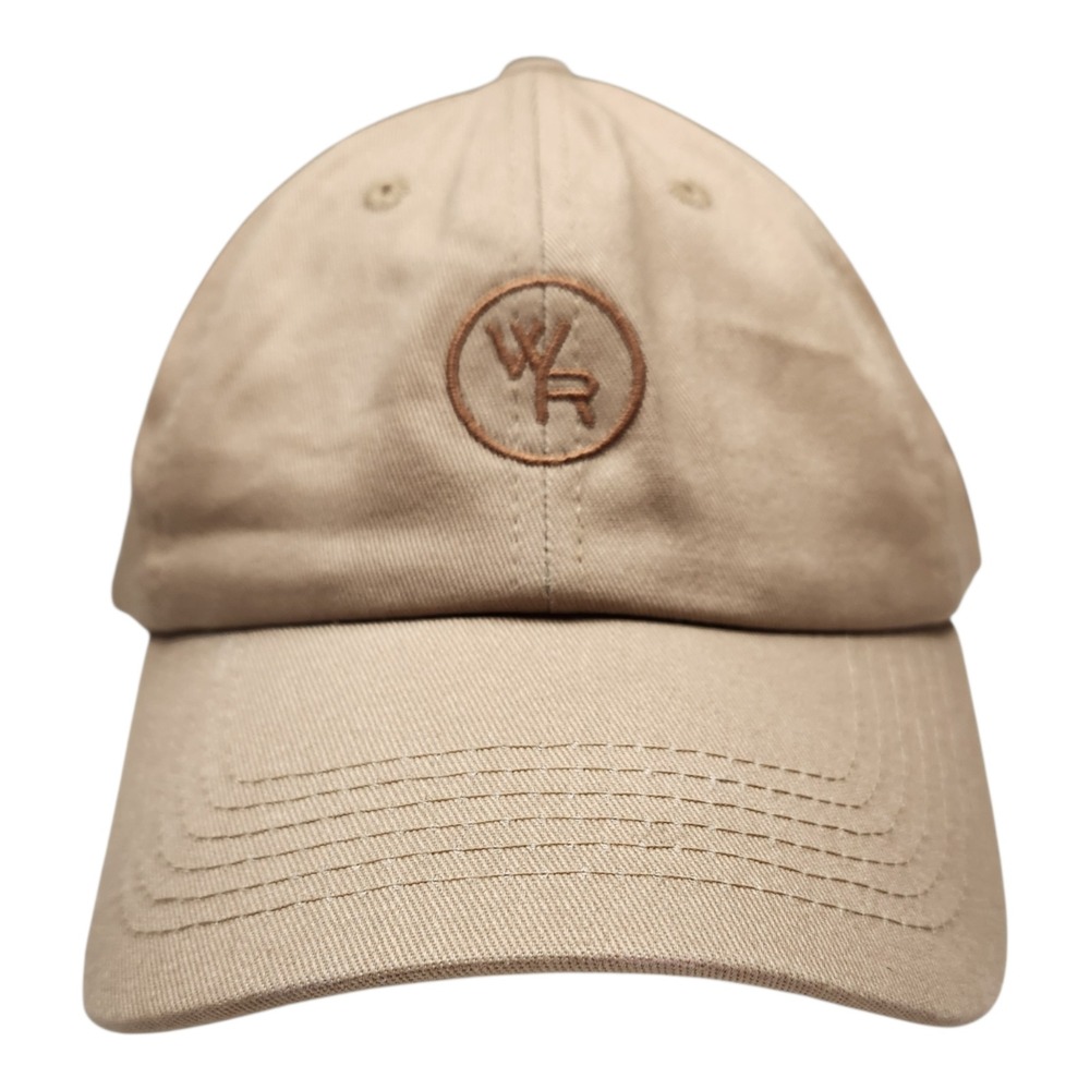 Woodford Reserve Baseball Cap Hat OS Tan Khaki Embroidered Logo Dad Hat